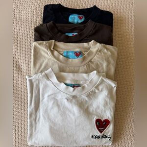 Set of four Keith Haring x Shoe Palace T-shirts